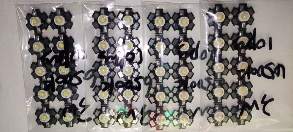 Светодиоды на подложке 3w