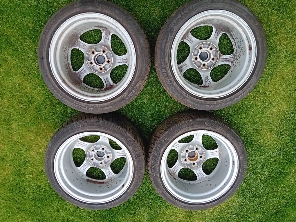 Felgi Artec PZ 17" 5x112 8j 9j 2tlg z oponami Mercedes Golf GTI oz bbs