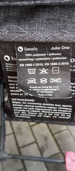 Wózek spacerowy spacerówka Lionelo Julie One