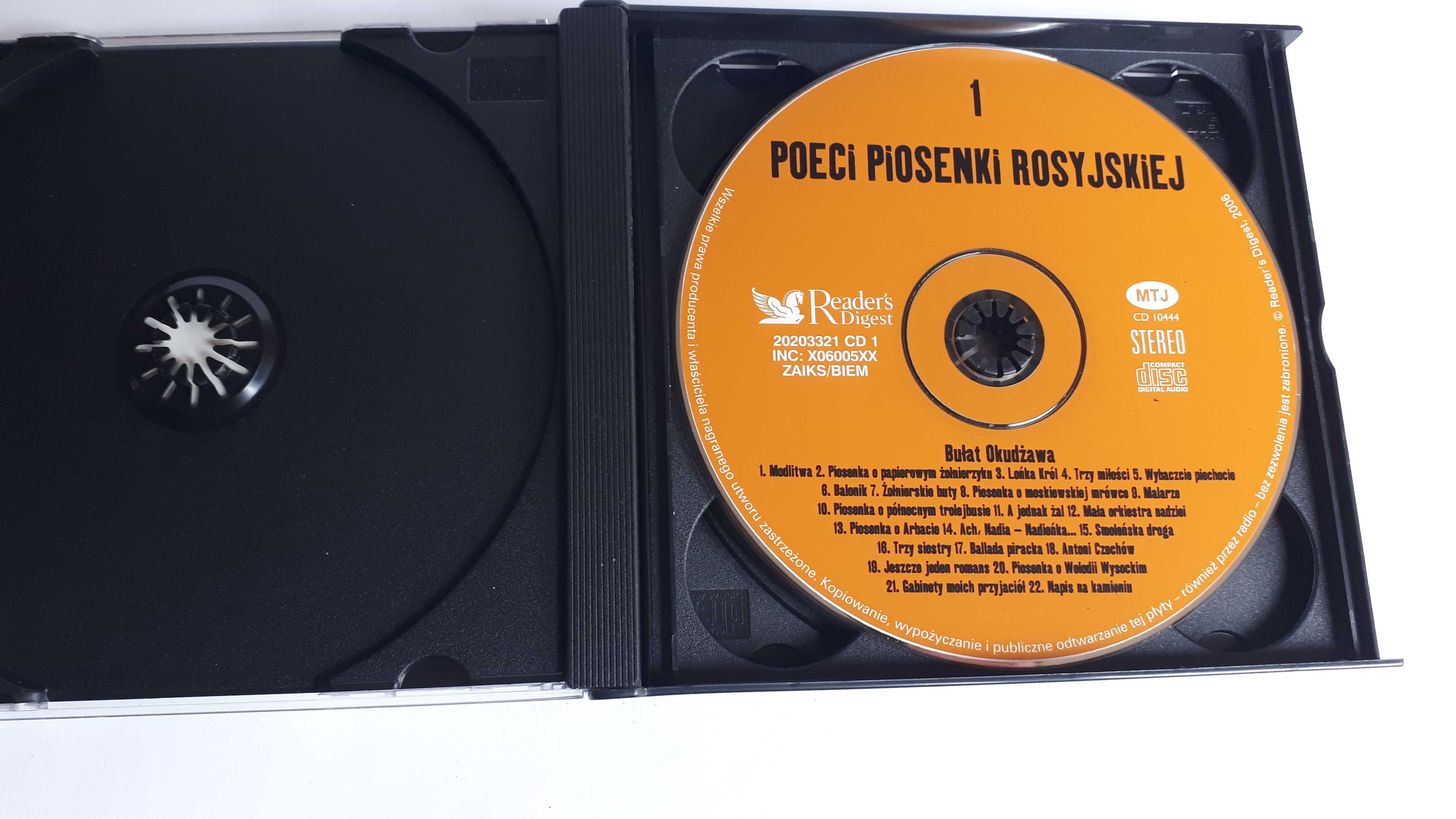 Album 3xCD Poeci Piosenki Rosyjskiej Wysocki Okudżawa