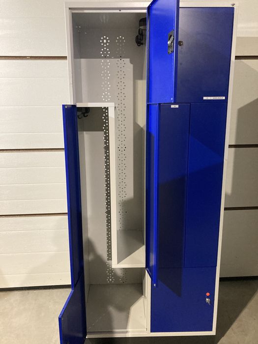 Szafka bhp l 4 drzwiowa zamki klucze czysta z de