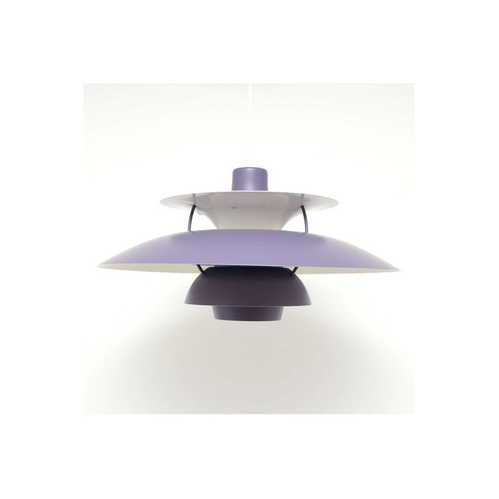 Lawendowa lampa PH5, proj. P. Henningsen dla L. Poulsen, Dania lata 70