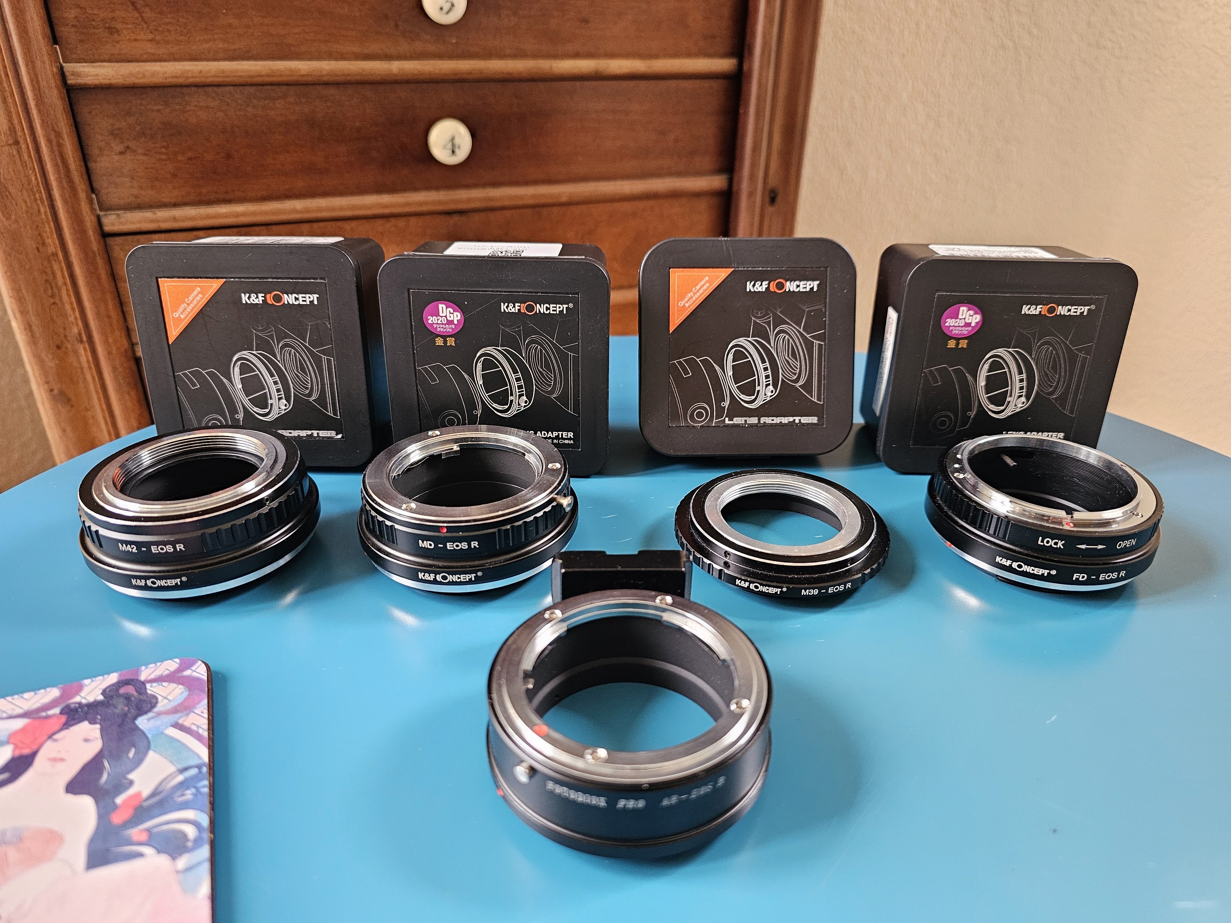 Адаптери Canon RF під мануальні об'єктиви M39, Leica M - EOS R