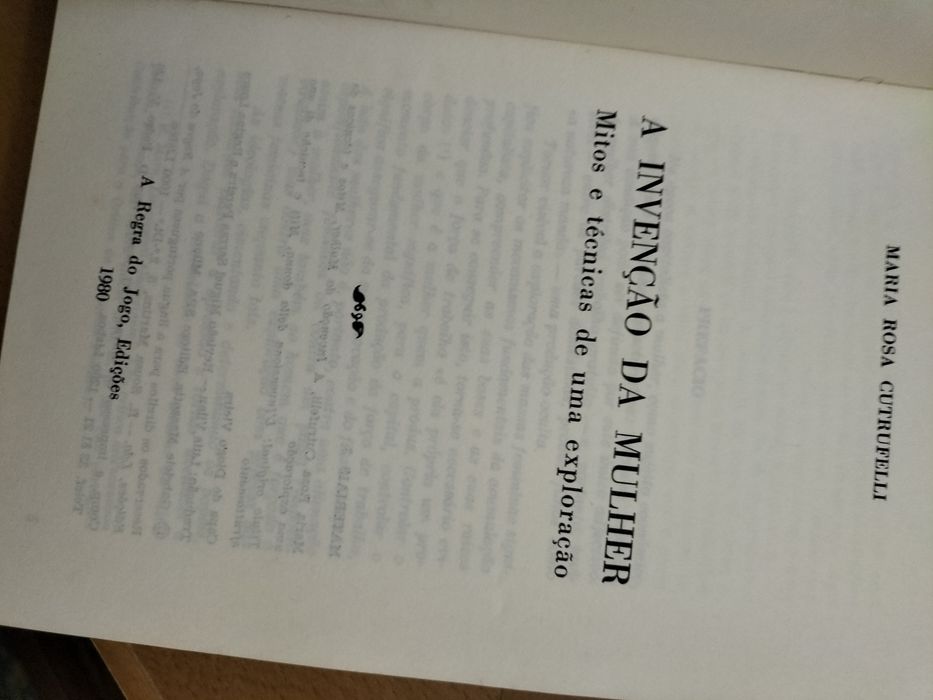 Livro - A invenção da Mulher