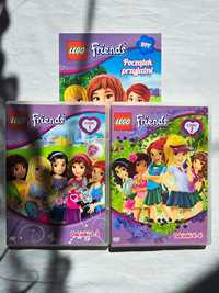 komplet 2 nowych płyt DVD + książka - LEGO Friends
