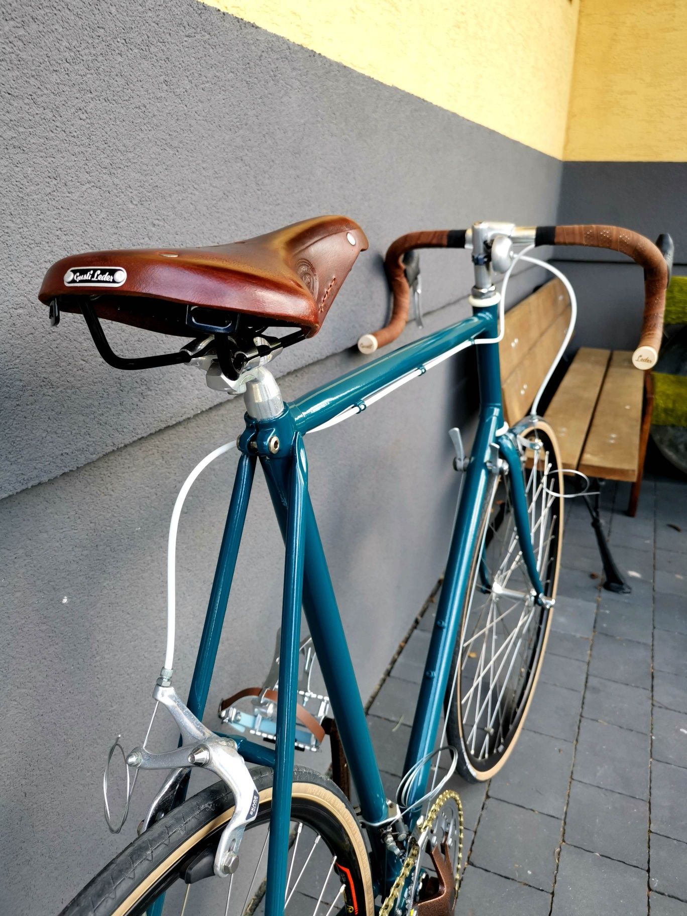 Rower szosowy kolarzówka retro vintage renowacja