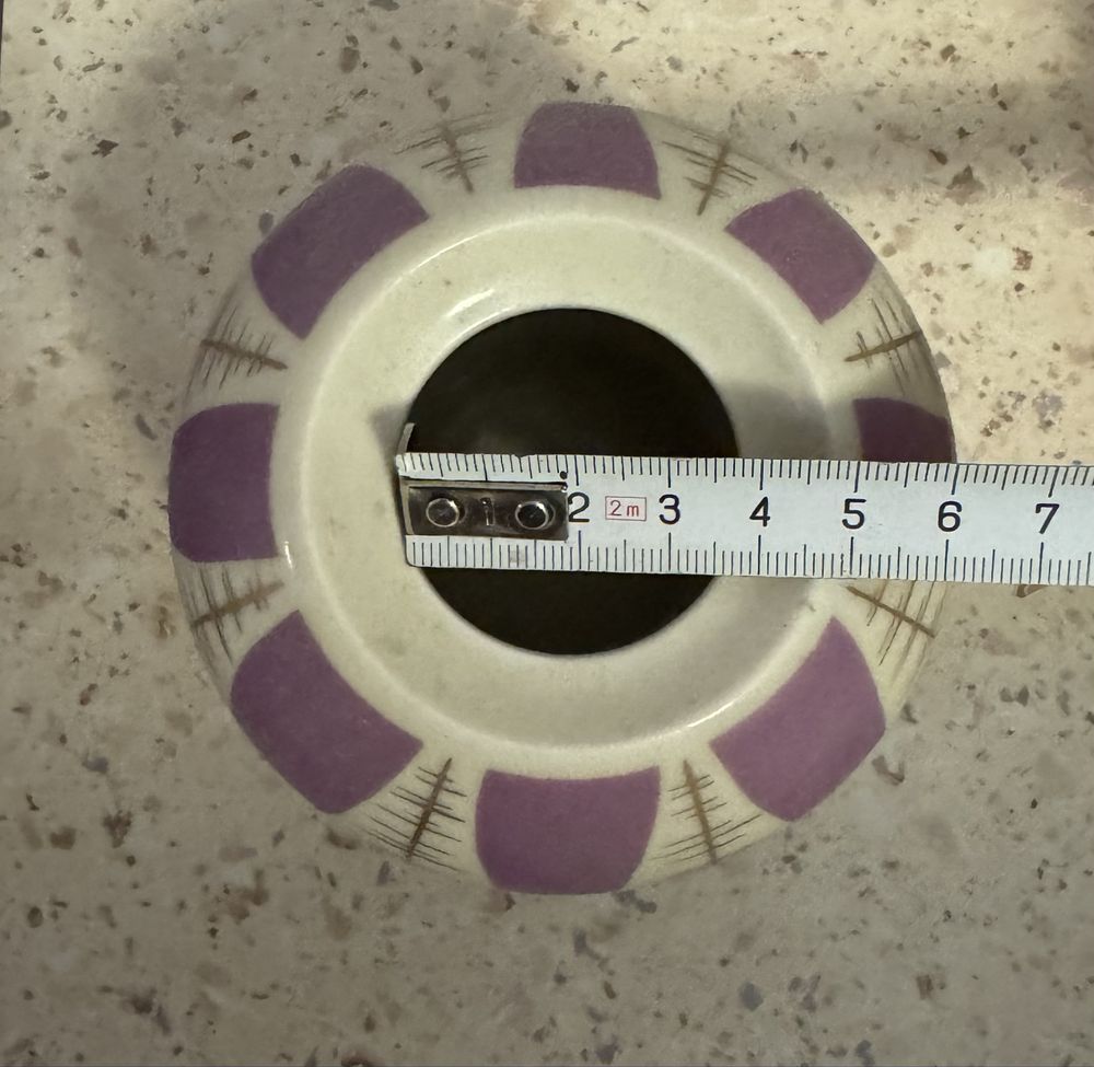 Wazonik Veb porcelainwork Lichte