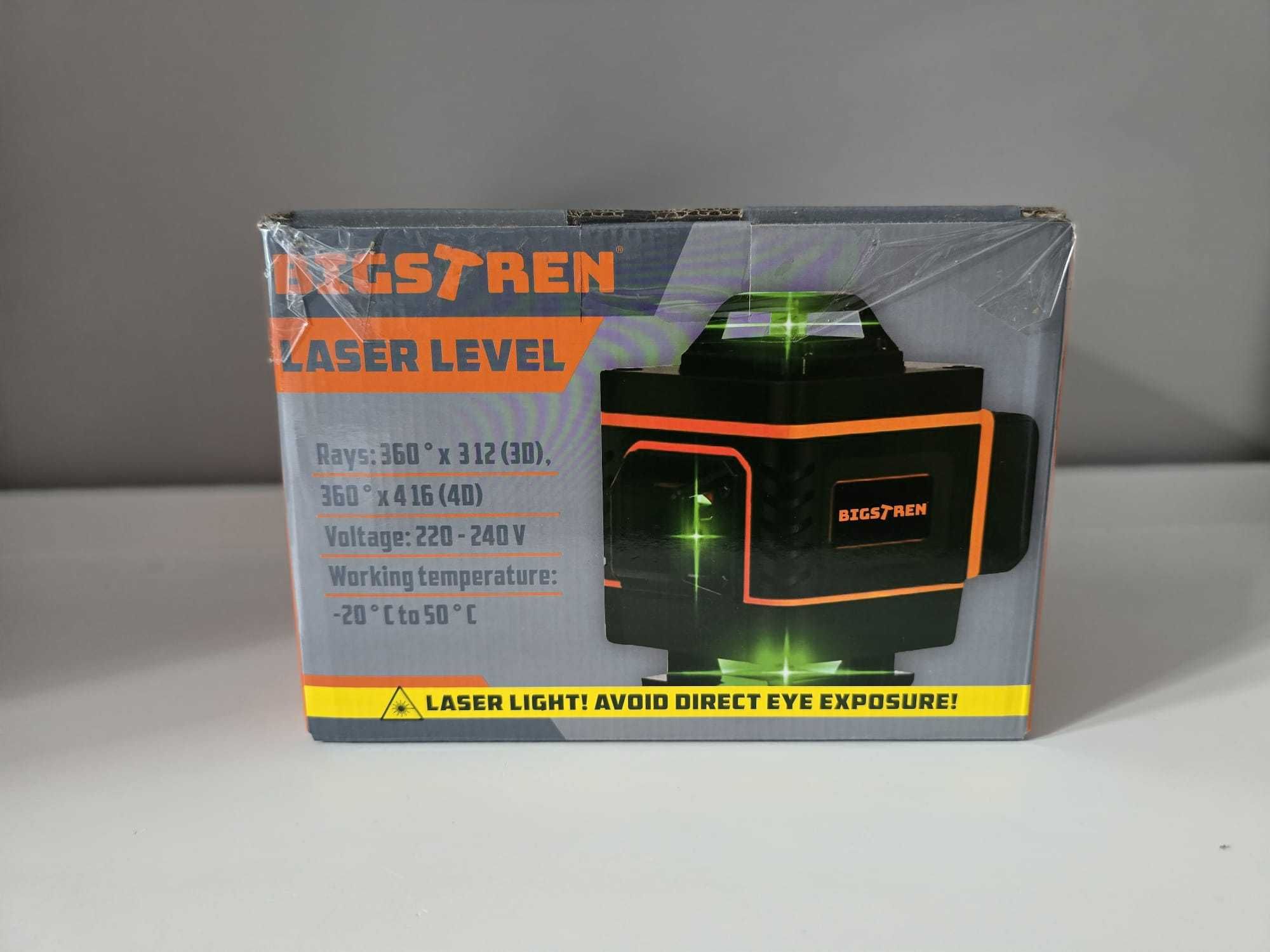 Poziomica Laserowa 360 Laser Krzyżowy Płaszczyznowy 16 Lini Zestaw XL