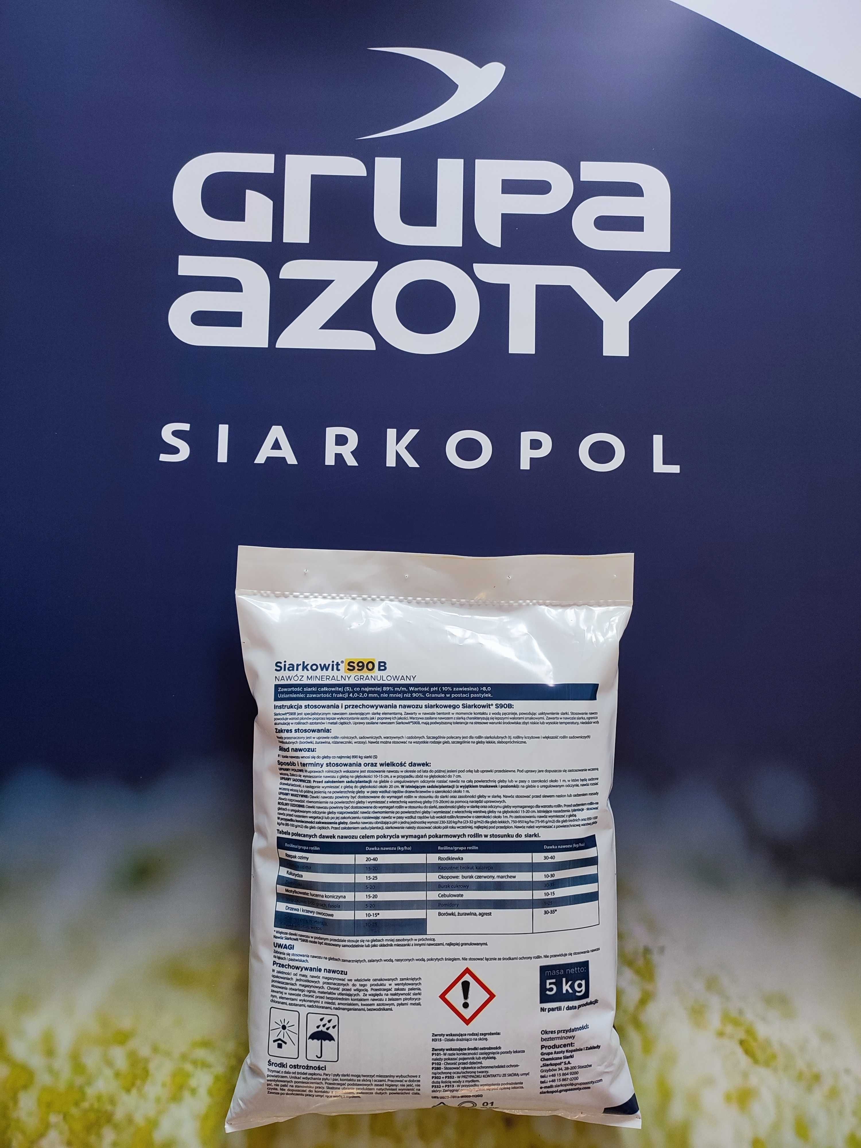 Nawóz mineralny– Siarkowit S90B (5kg)