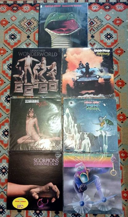 Виниловые пластинки Uriah Heep, Scorpions (1st presses). LP