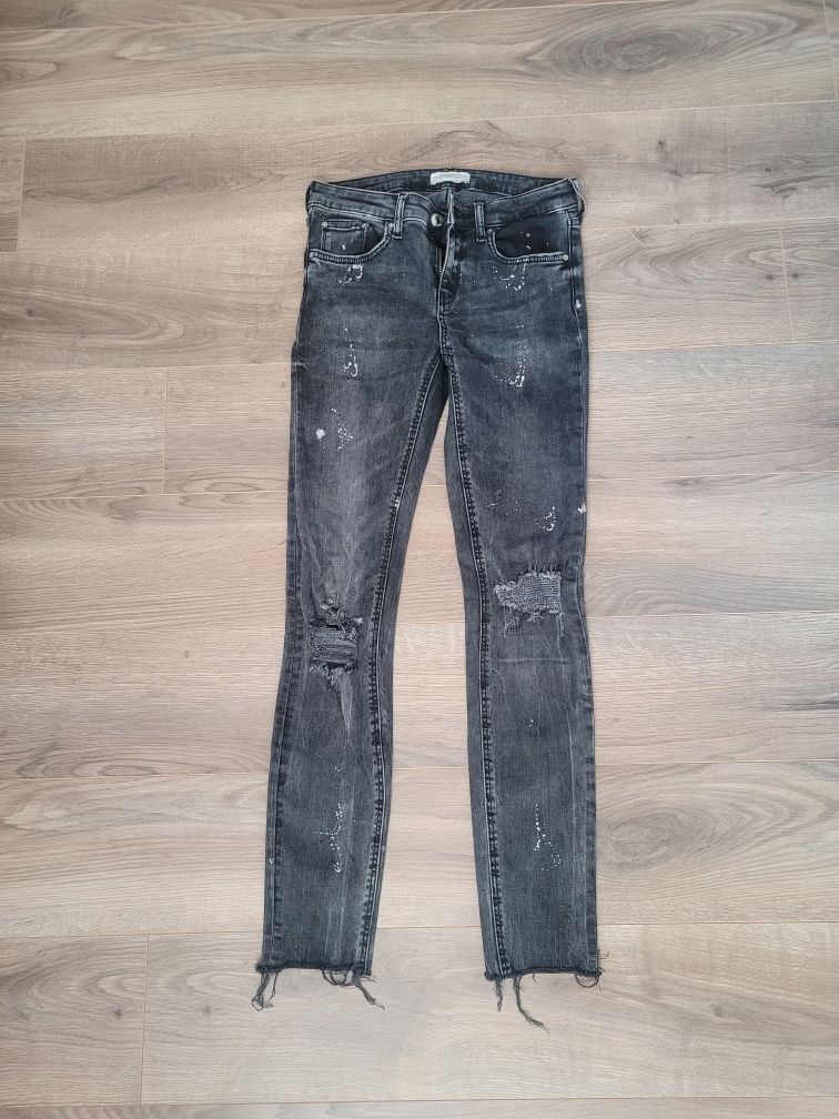 Spodnie jeansy skinny Zara 34/36