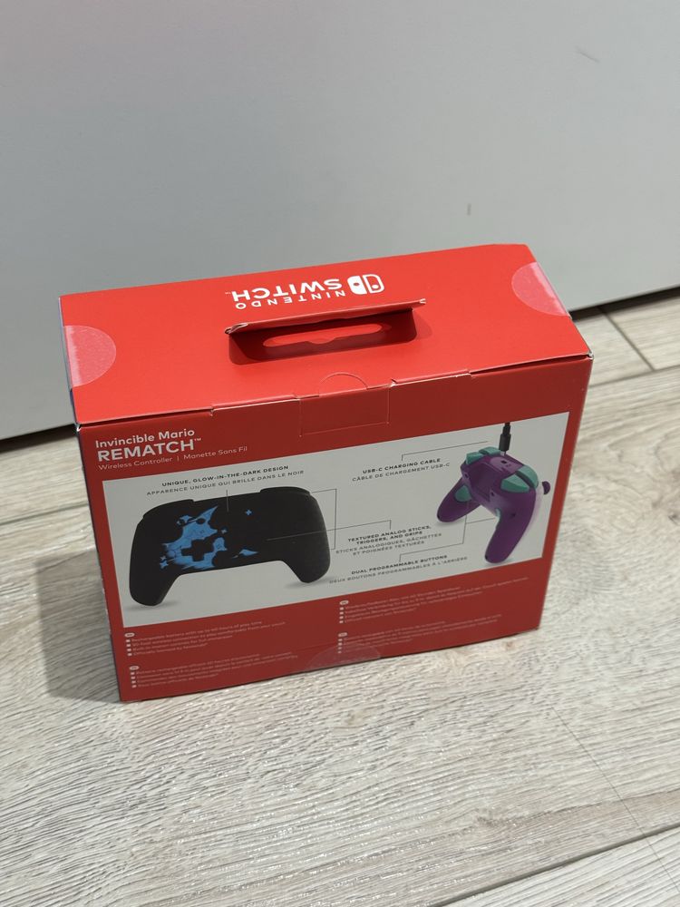 Nowy pad Turtle Beach do Nintendo Switch "Rematch" - Invincible Mario