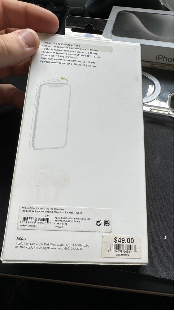 iPhone 12 / Iphone 12 Pro Clear case / Przeźroczysty obudowa