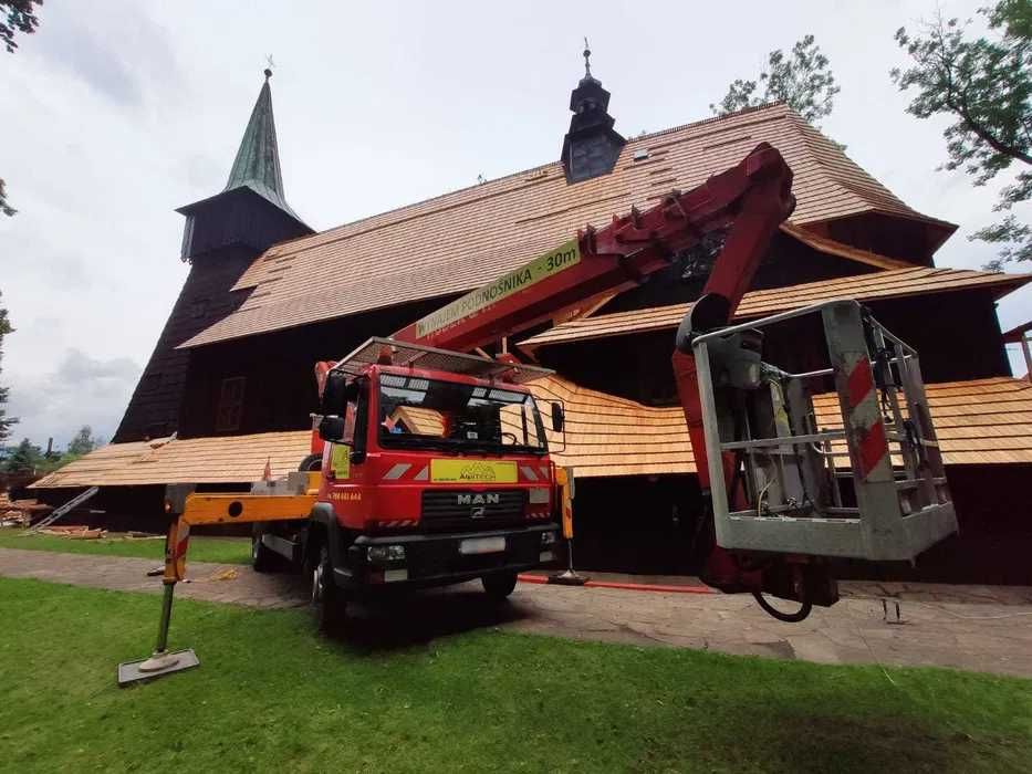 WYNAJEM zwyżka, podnośnik koszowy 22 m 30 m- Maków Podhalański