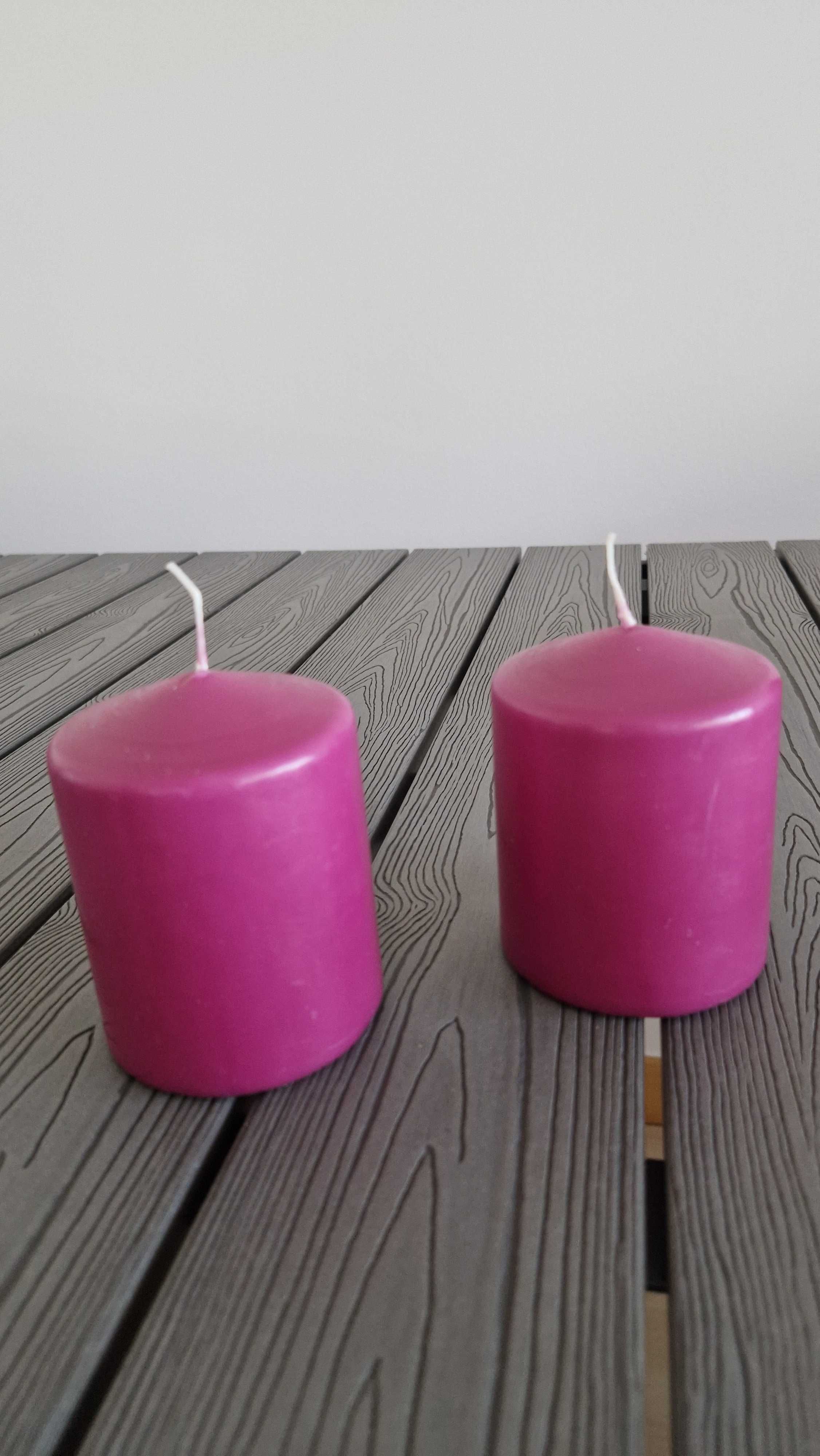 Conjunto 2 velas lilás