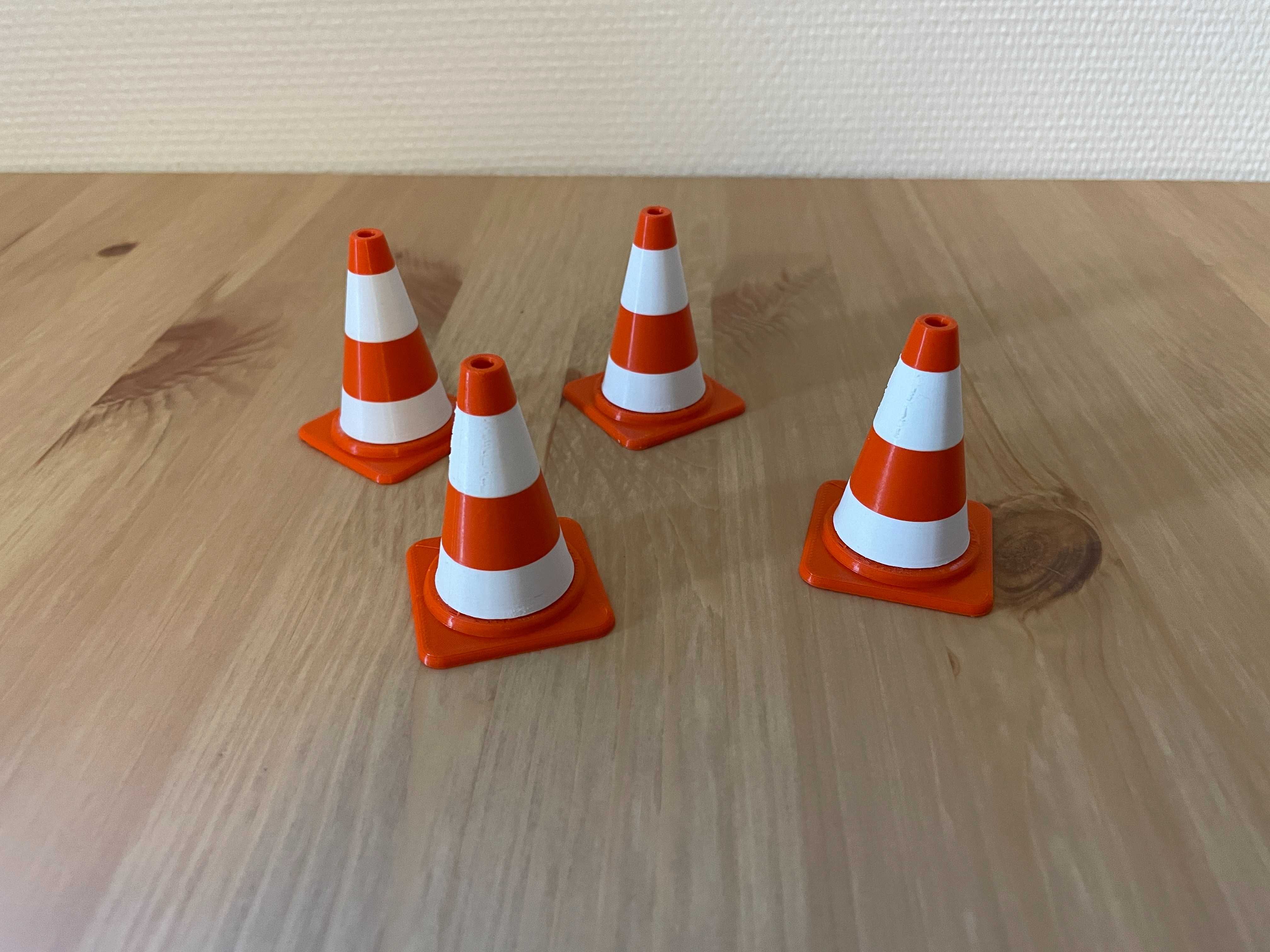 4x pachołek drogowy do samochodów RC
