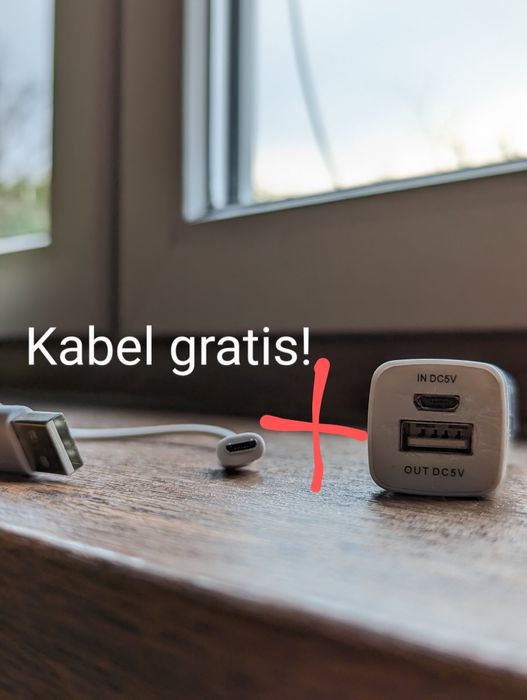 Powerbank LED ok. 4000mah + KABEL