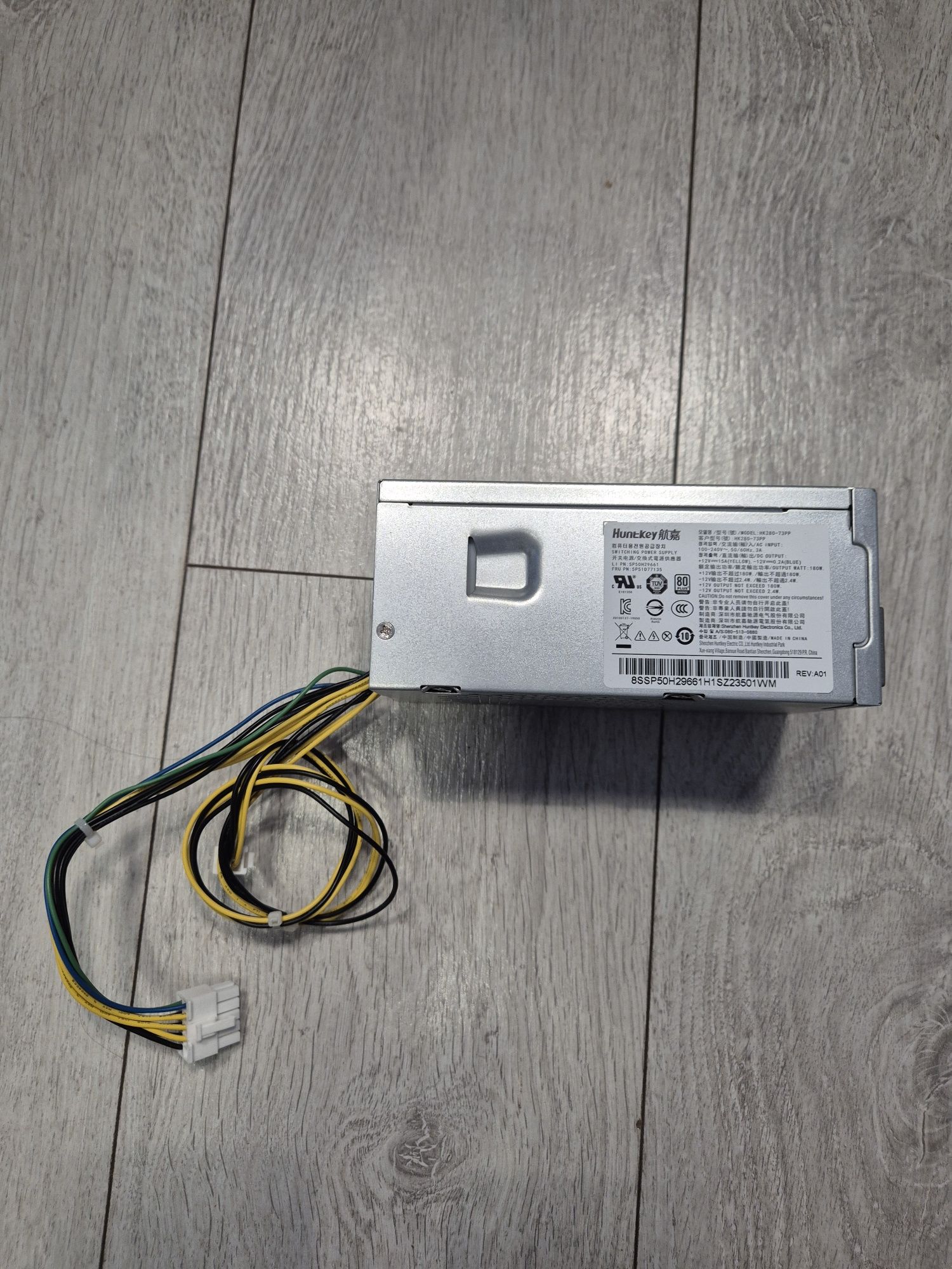 Zasilacz Lenovo HuntKey hk280-73pp TFX 180W 80 plus bronze