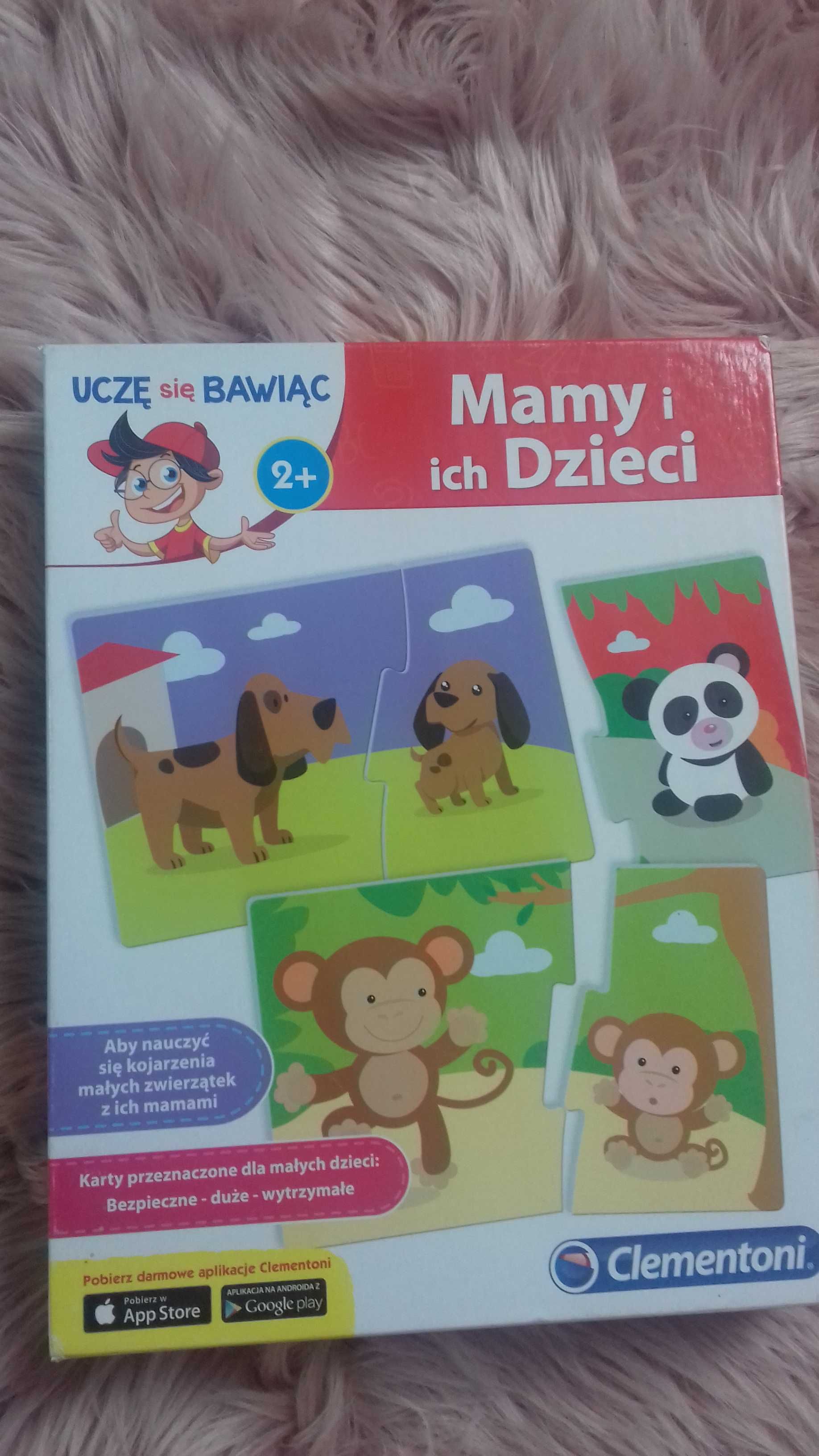 Puzzle Clementoni 2+Mamy i ich dzieci dla maluchów układanka gra jnowa