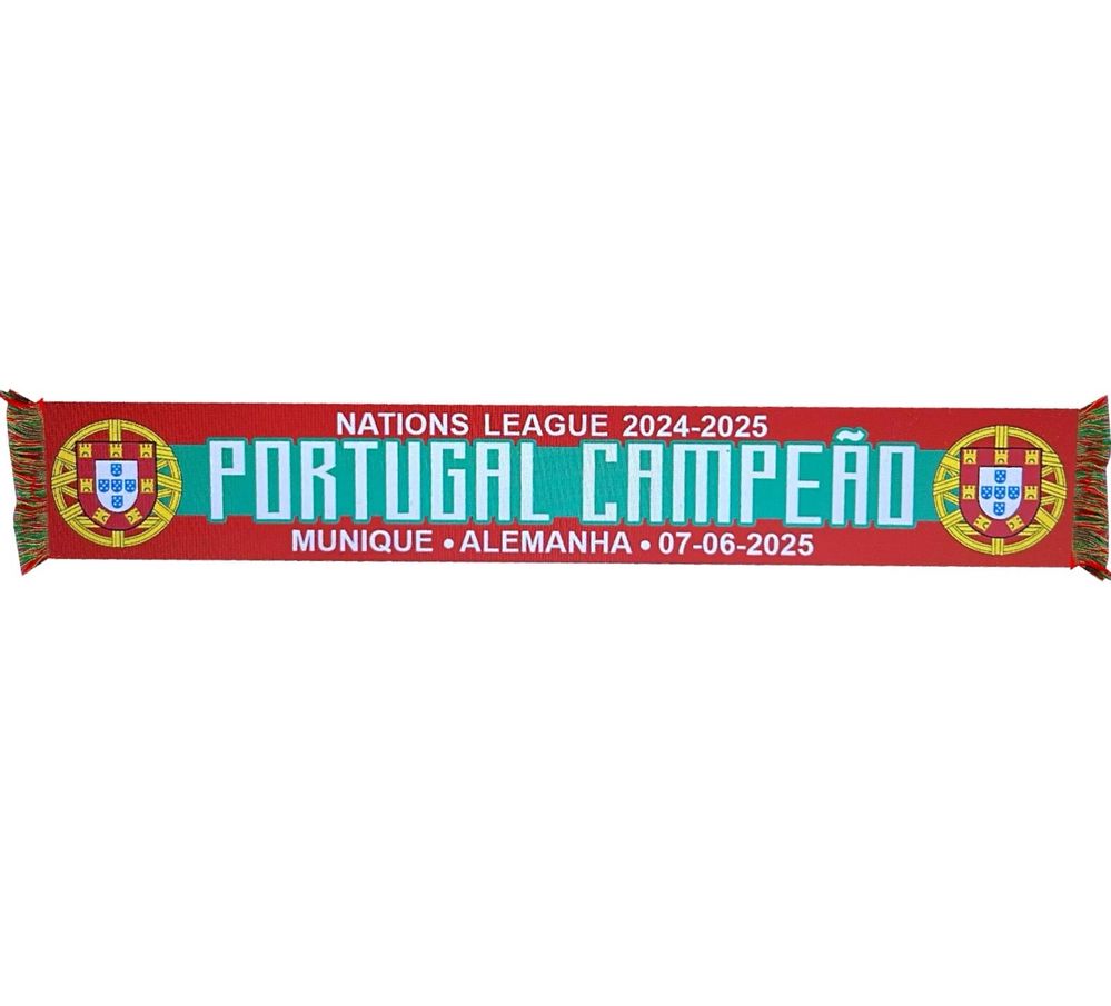 Cachecol portugal campeão 2025 nation league liga das naçoes
