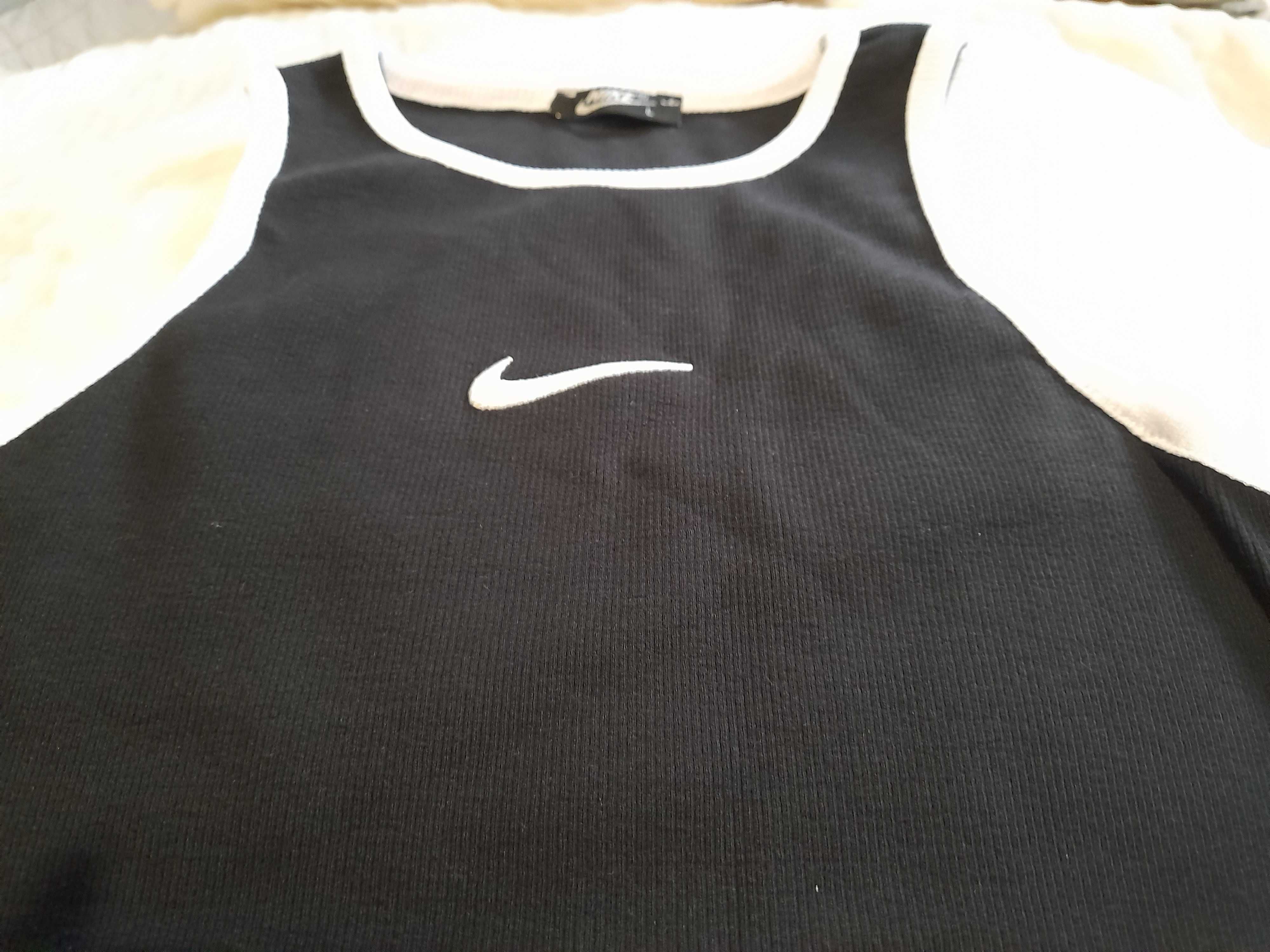 Bokserka top  damska prazek logowana Nike r. M/L nowa bawełna