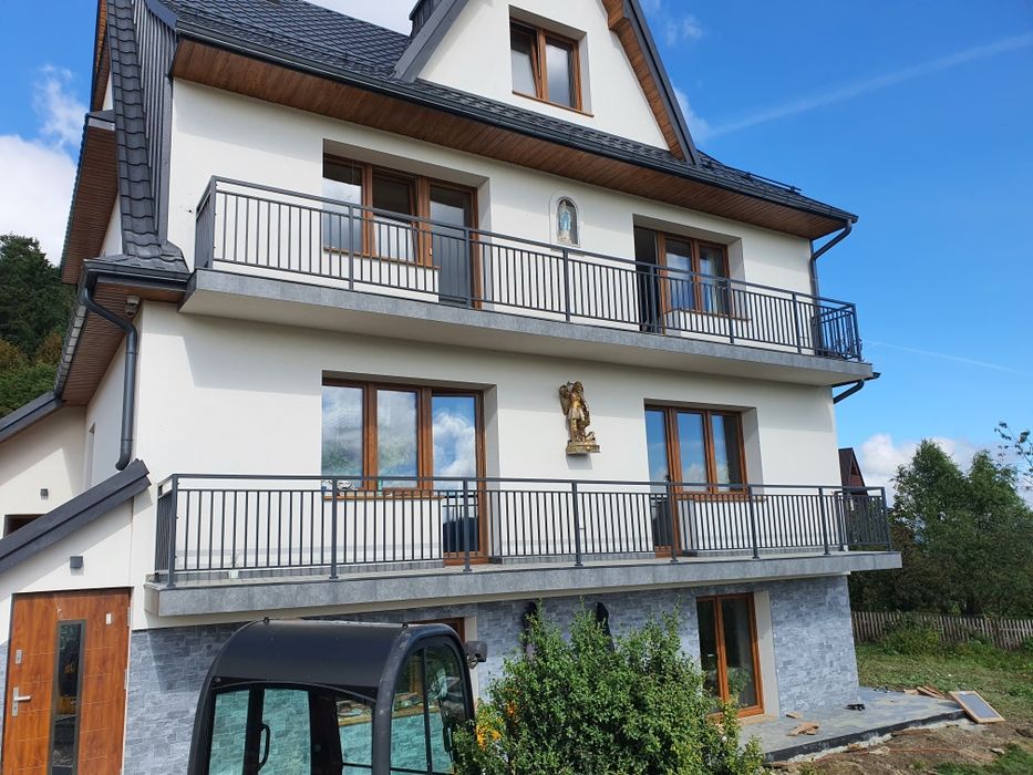 Balustrada pionowa 20x20 ocynk malowany proszkowo