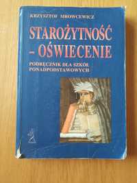 Krzysztof Mrowcewicz "Starożytność - oświecenie" - podręcznik