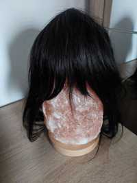 Topper toper z naturalnych włosów z grzywką 100% human hair