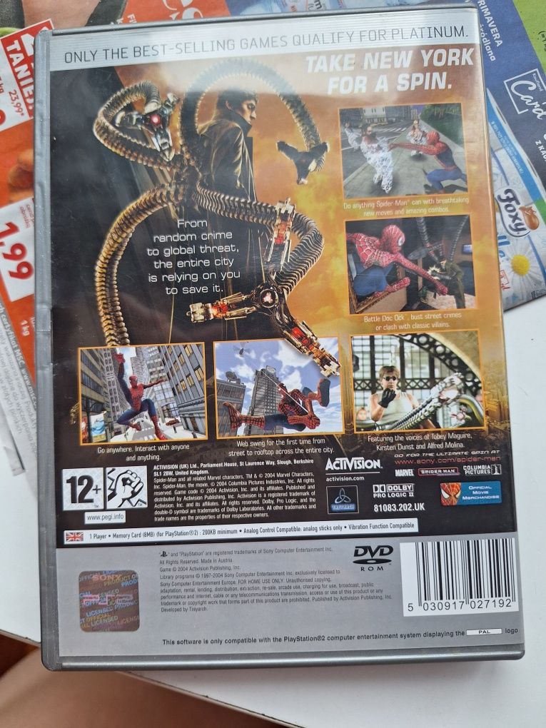 Spider man 2 playstation 2