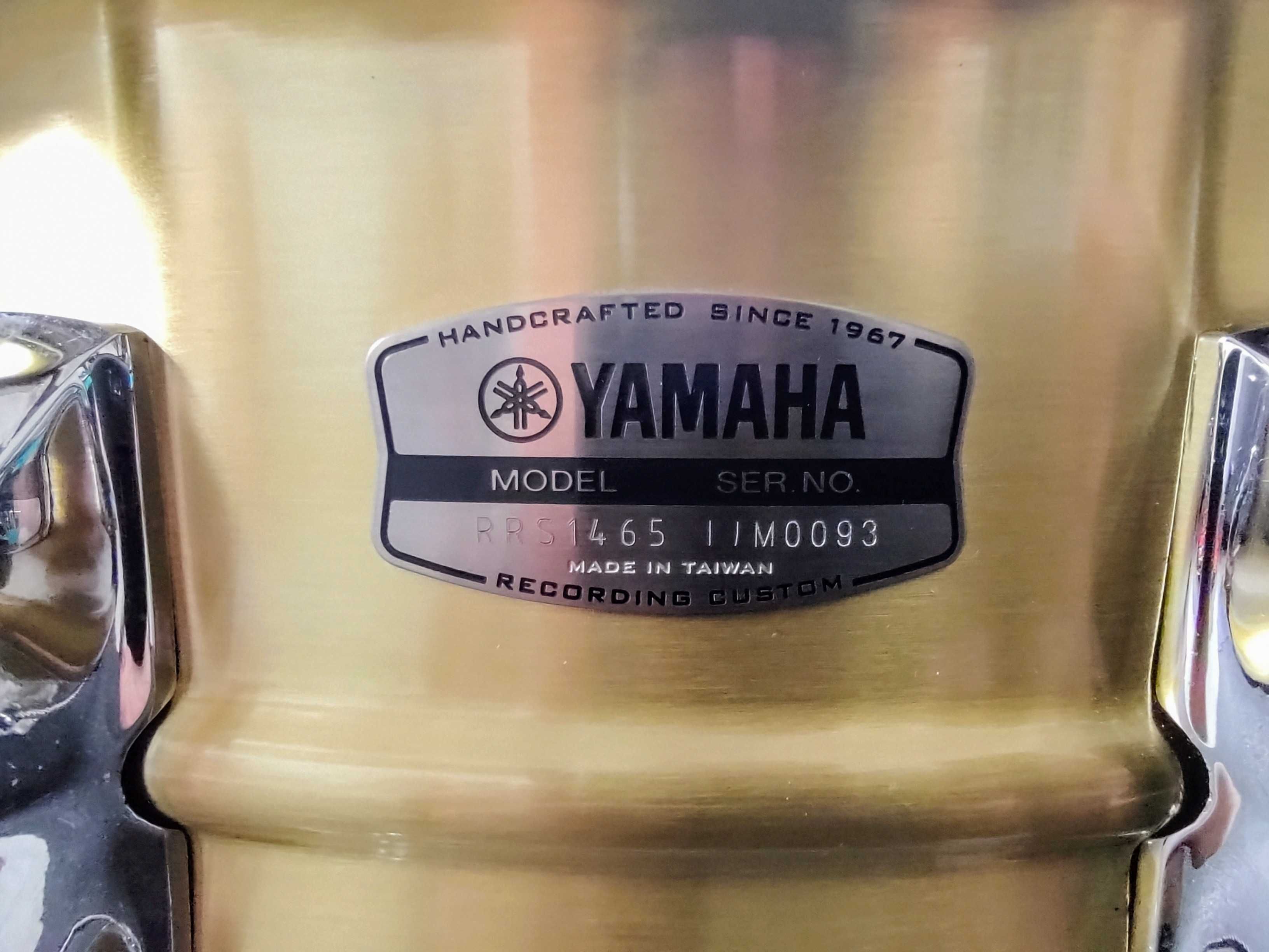 Werbel Yamaha Recording Custom Brass 14x6.5" Mosiądz