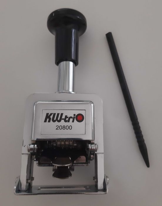 Numerador Sequencial Metálico 8 Dígitos Kw-Trio