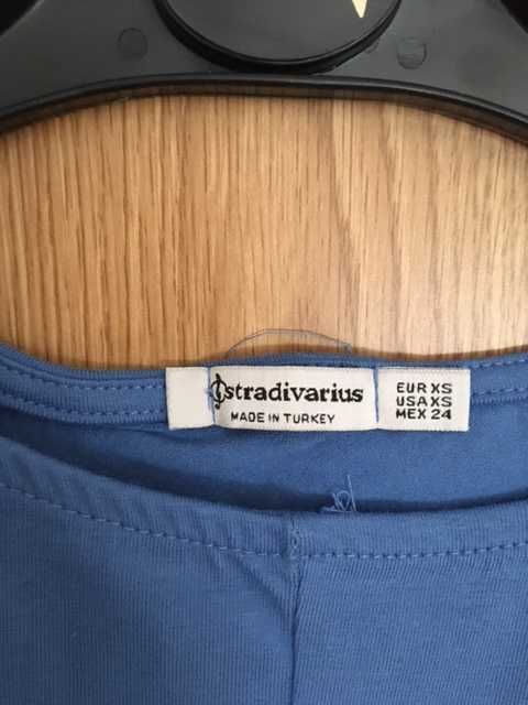 Top Azul Stradivarius