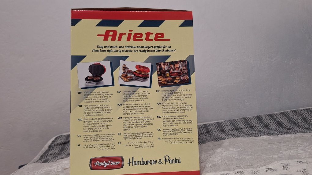 Ariette piec do hamburgerów