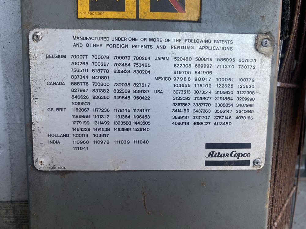 Compressor ar atlas cop