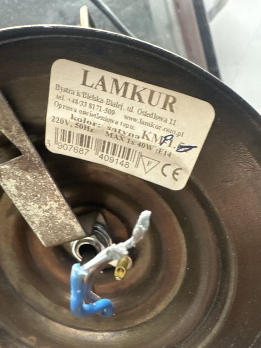 Lampy Lamkur - żyrandol + 4 kinkiety