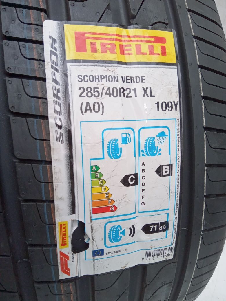 Para opon letnich 285/40R21 Pirelli Scorpion Verde