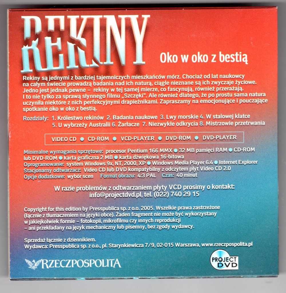 Rekiny Oko w oko z bestią (VCD)