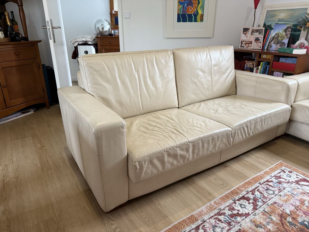 Conjunto sofas bege
