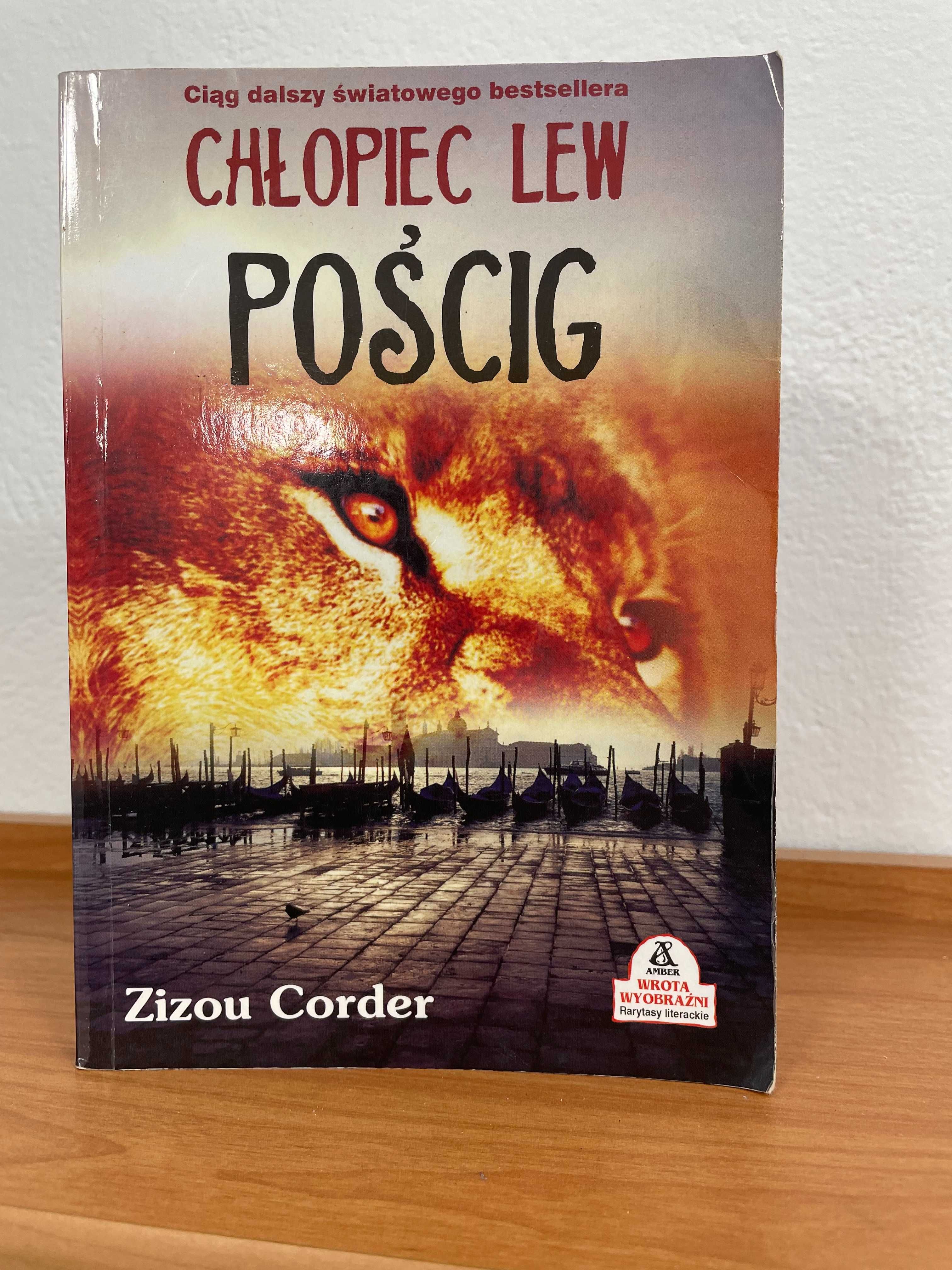 Chłopiec lew. Pościg, Corder Zizou, książka, młodzieżowa