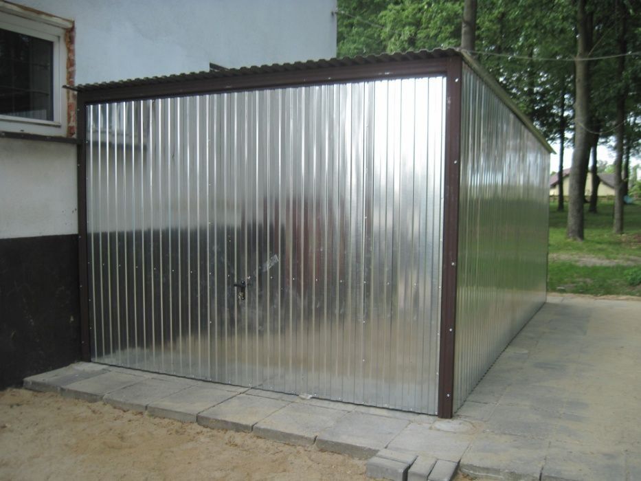 Garaż blaszany 3x5 z bramą uchylną! Blaszak Garaże 4x6 4x5 7x6 6x5 9x5