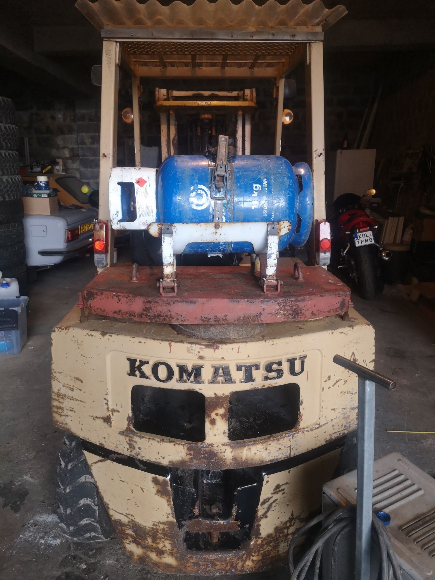 Komatsu fd 25-7 przesuw boczny