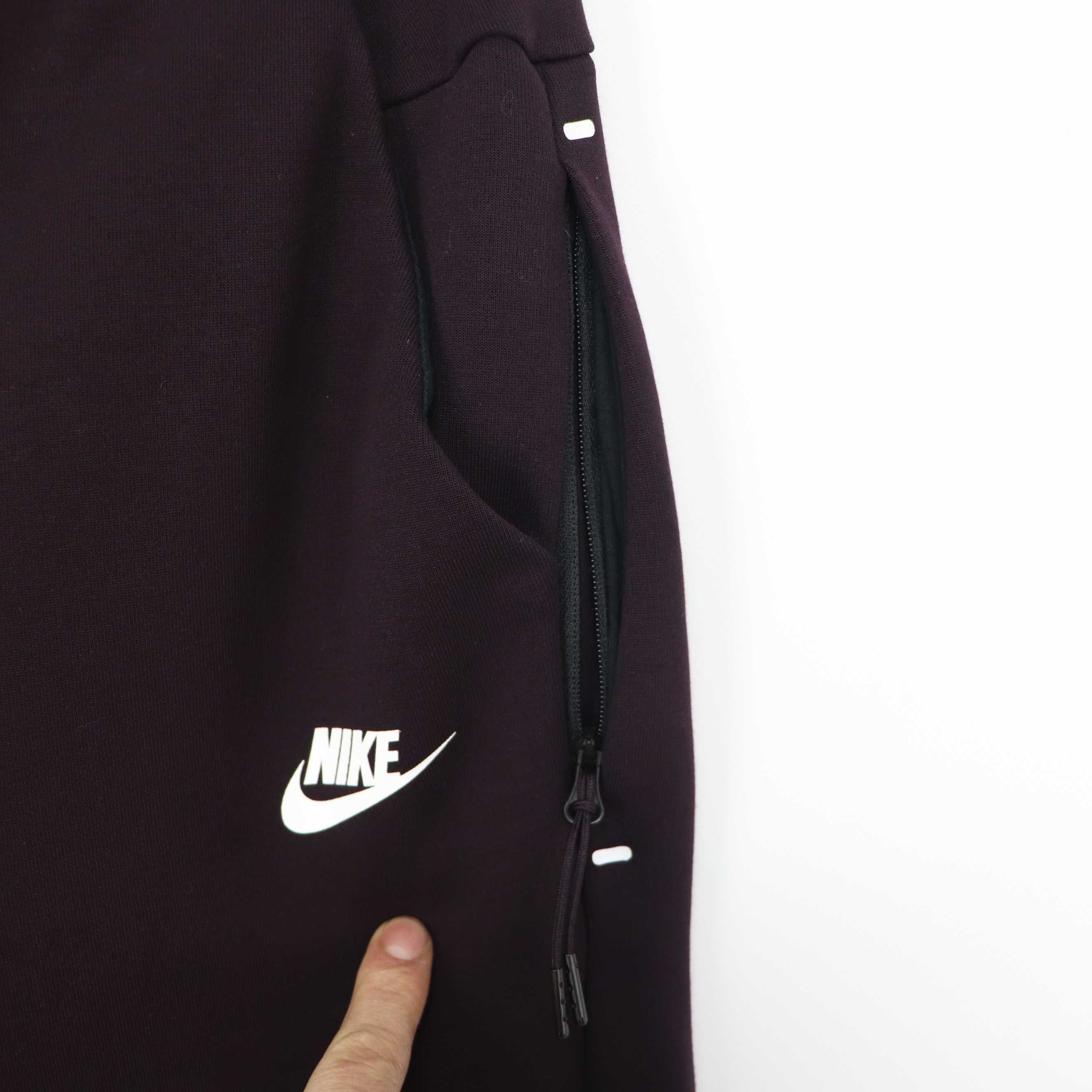 Чоловічі бордові спортивні штани Nike Tech Fleece оригінал [ S-M]