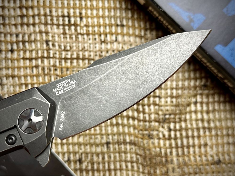 Нож Zero Tolerance 0095BW Titanium CPM-S35VN Exclusive