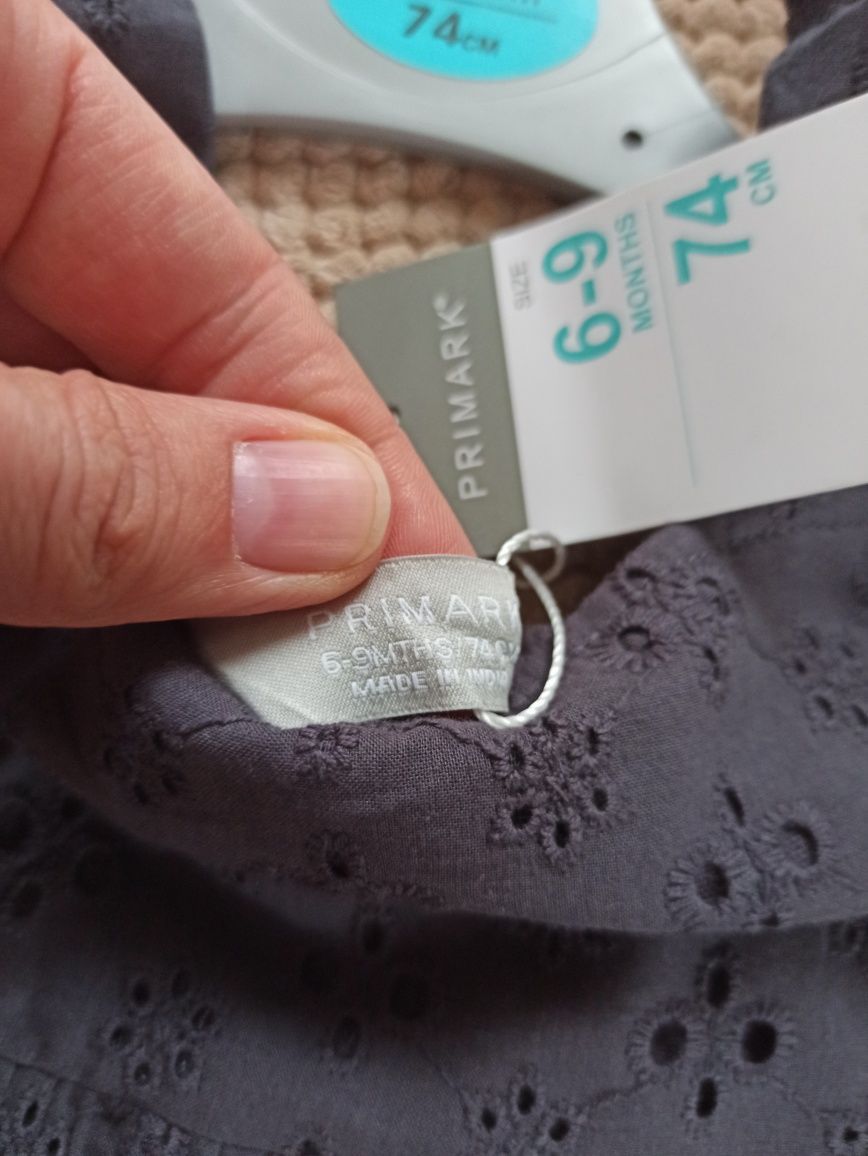 Piękna sukienka dla dziewczynki Primark r. 74