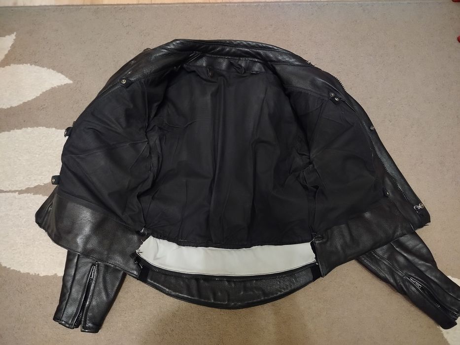 Kurtka motocyklowa skórzana męska rozmiar L