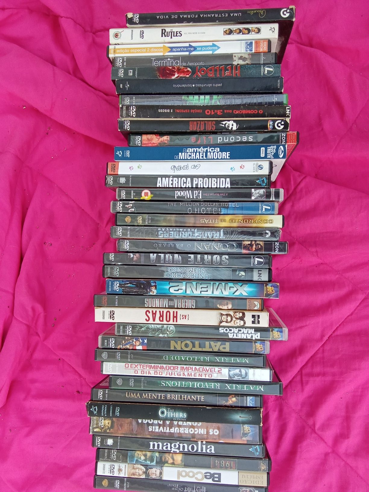 35 DVDs maioria duplos