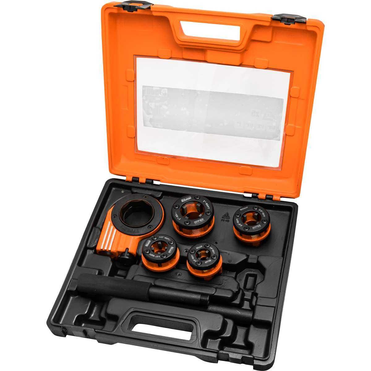 gwintownica DO RUR 3/8"-1", 5 ELEMENTÓW