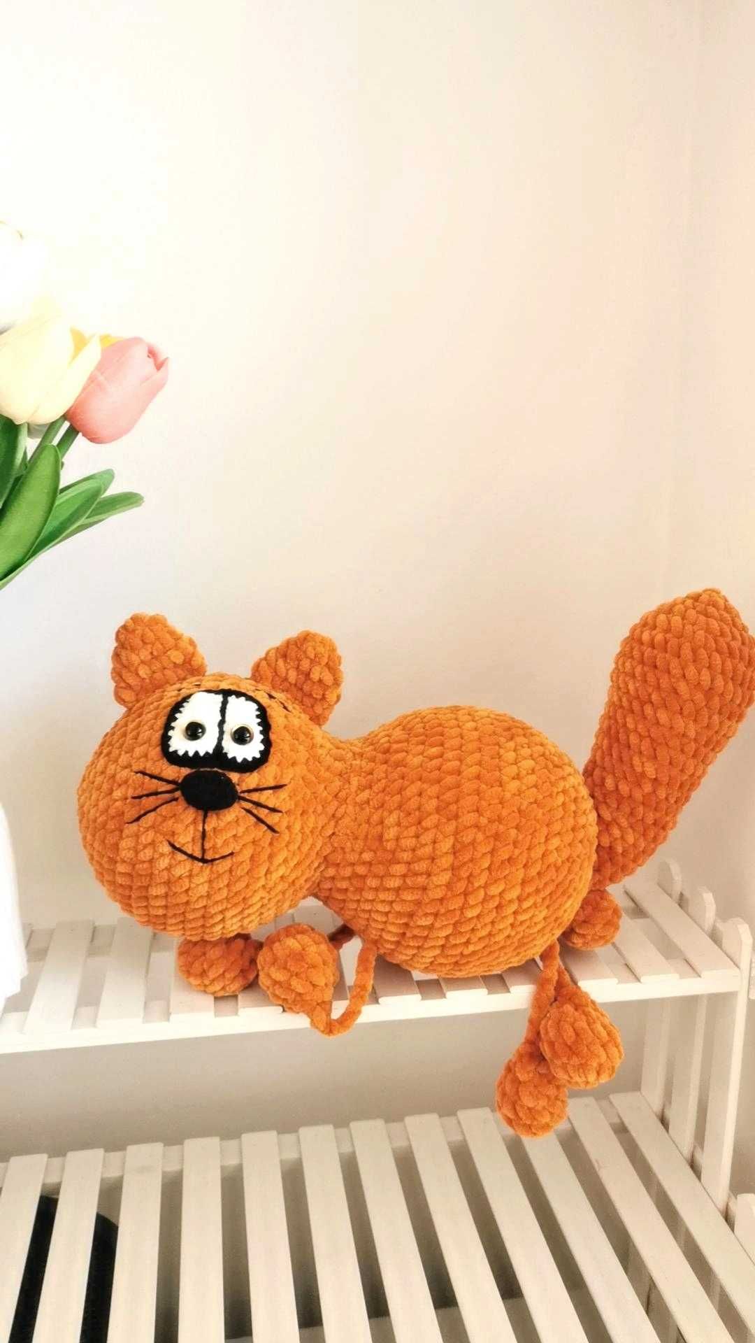 Kotek na szydełku handmade