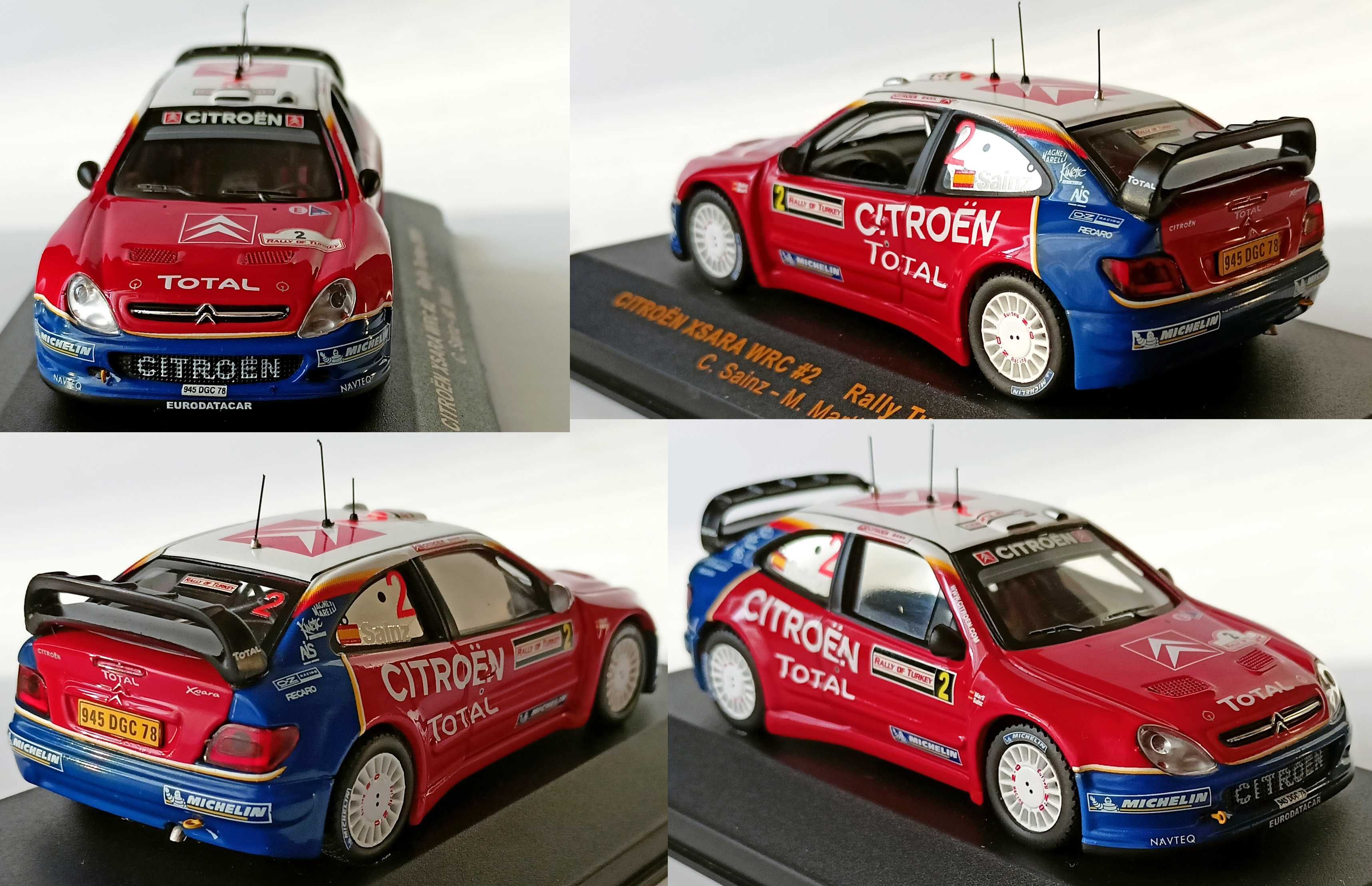 Модель 1:43 Citroen, Chevrolet, McLaren (IXO, Altaya) Rally