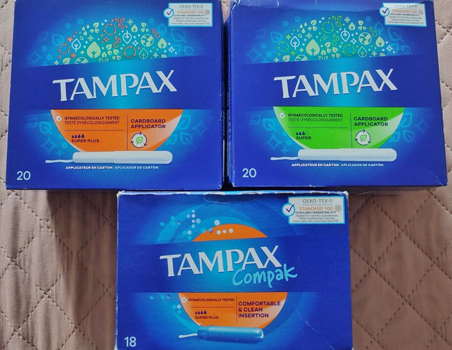 TAMPAX Гигиенические тампоны с аппликатором Super/Super plus 18/20 шт.